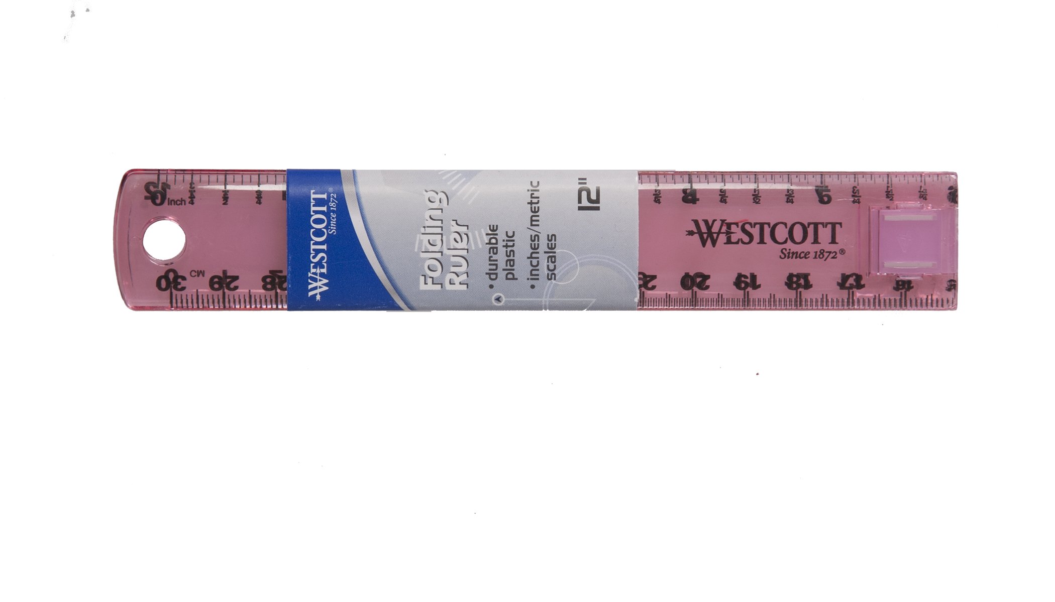 Acme Westcott Plastic Folding Ruler, Colors Vary (15390) - Image 5