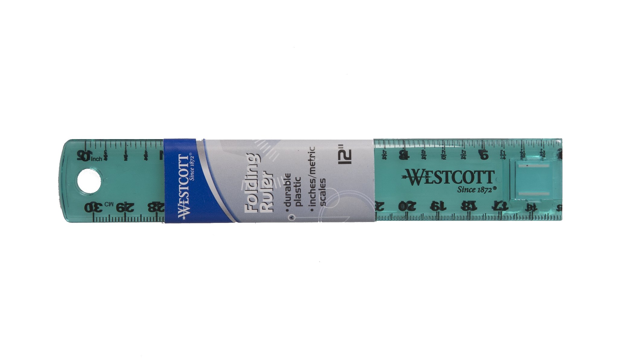 Acme Westcott Plastic Folding Ruler, Colors Vary (15390) - Image 6