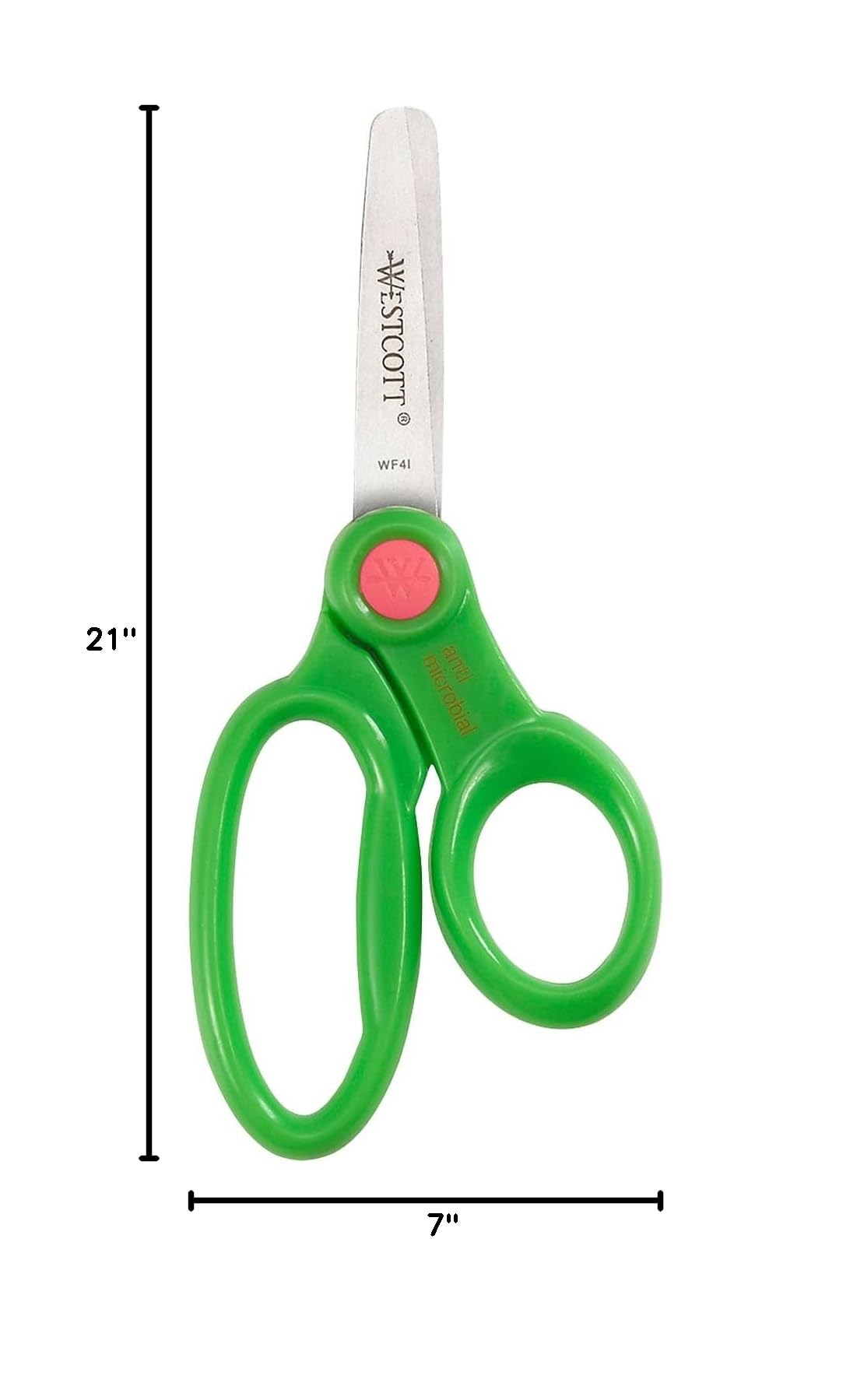 Westcott 14871 Right- and Left-Handed Scissors, Kids' Scissors, Back to School, Classroom Supplies, Ages 4-8, 5-Inch Blunt Tip, Assorted, 12 Pack - Image 10