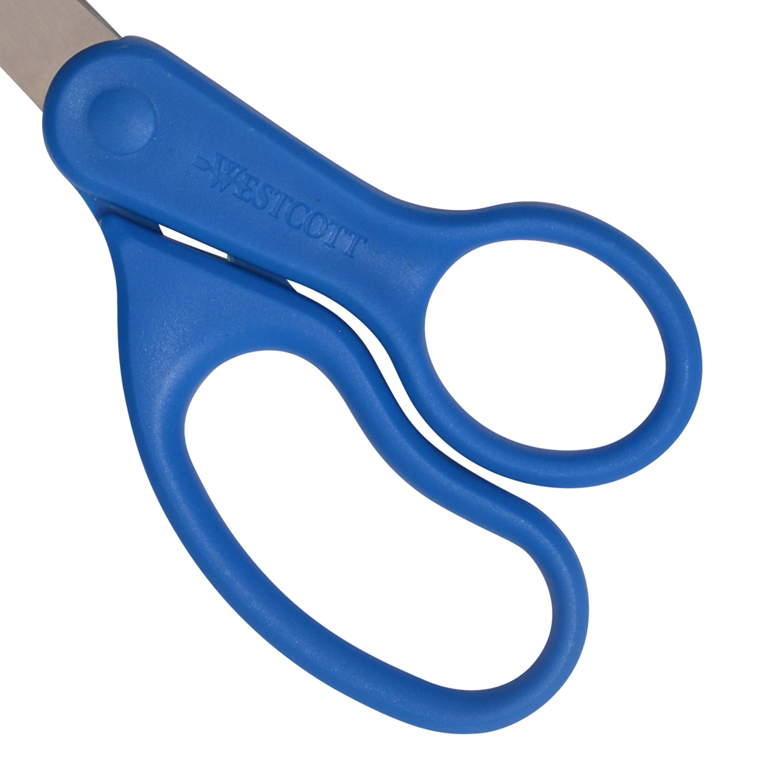 Westcott 41218 All Purpose Preferred Stainless Steel Scissors, 8-Inch, Blue - Image 3