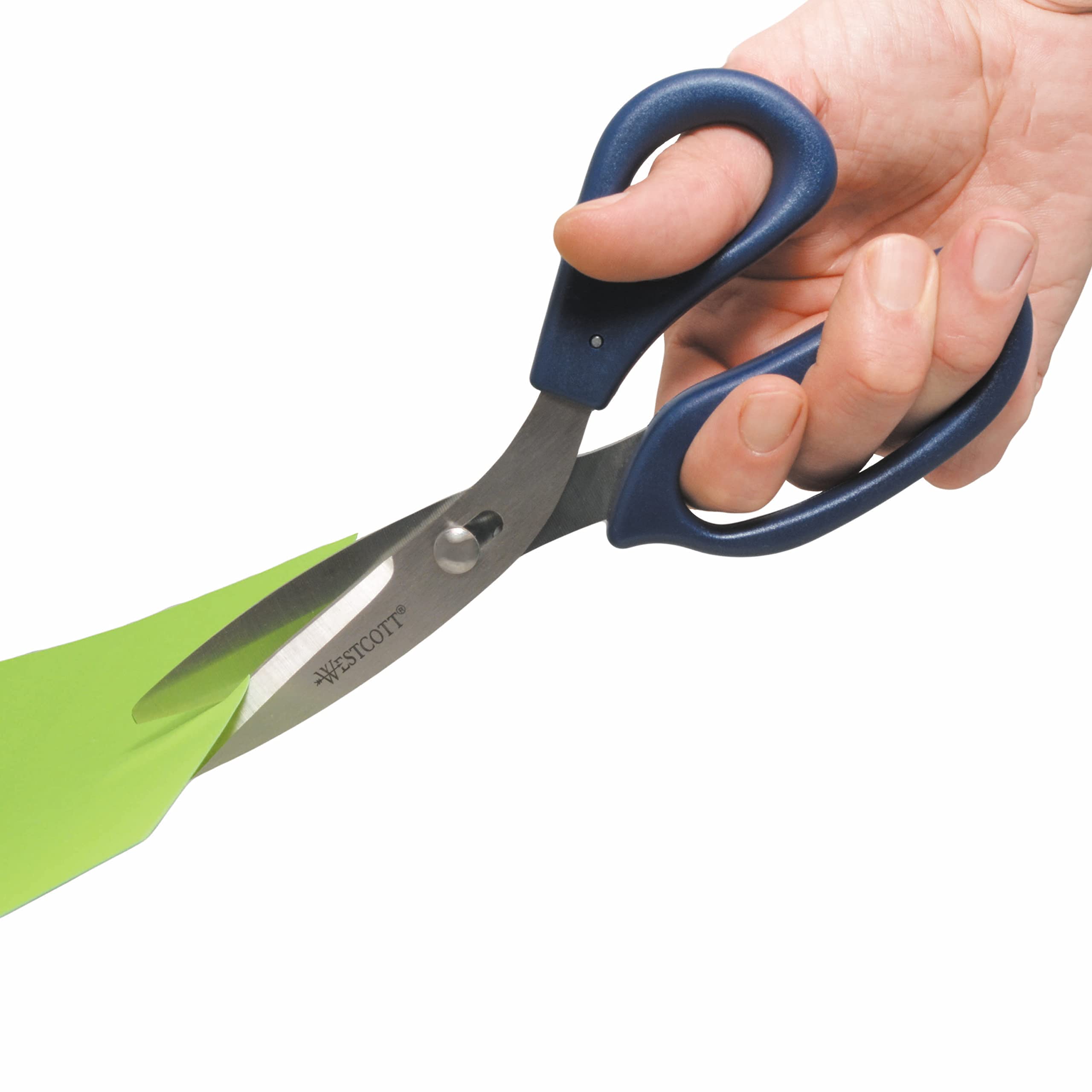 Westcott 8" Power Pivot Stainless Steel Hard Handle High-Leverage Crafting and Fabric Scissors - Image 10