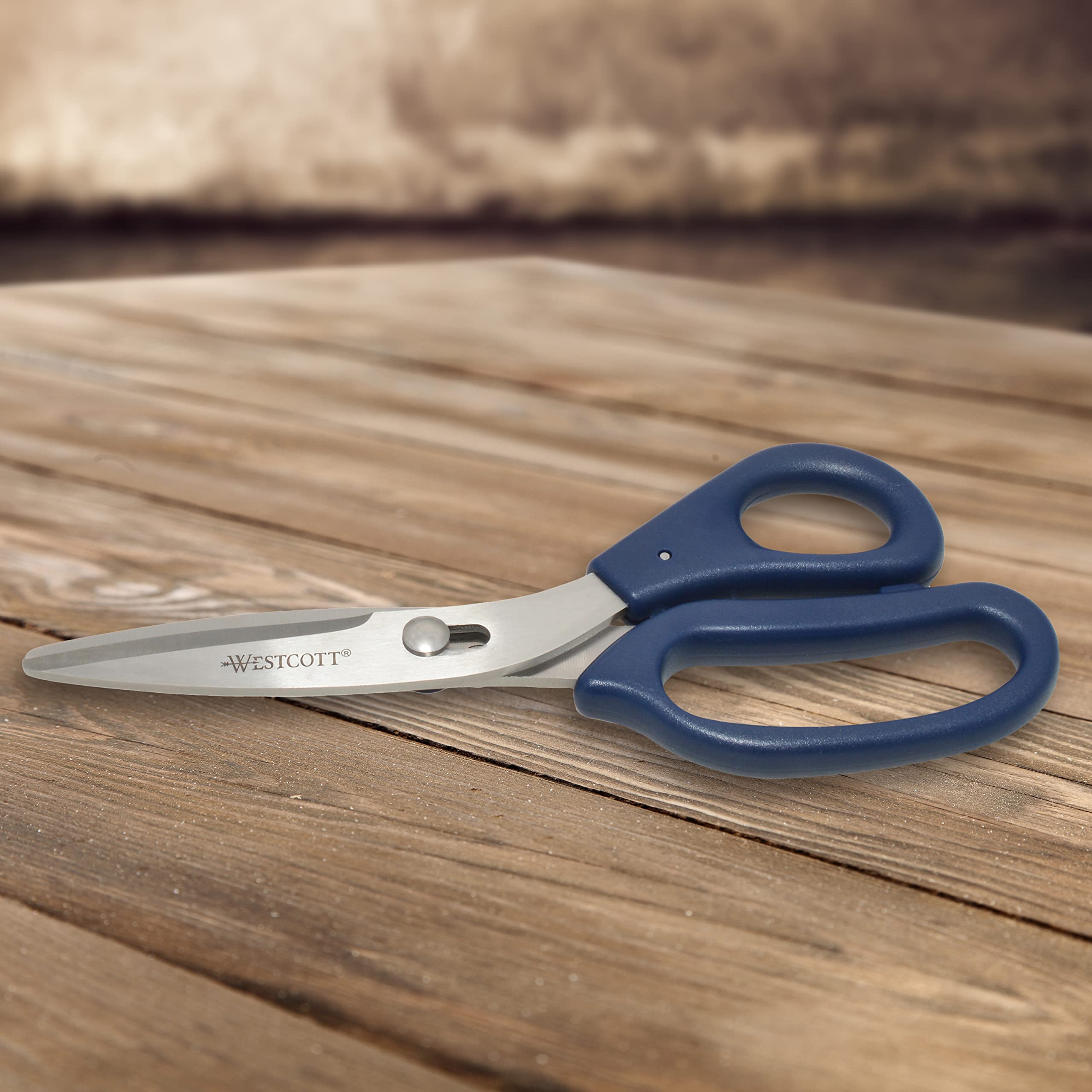 Westcott 8" Power Pivot Stainless Steel Hard Handle High-Leverage Crafting and Fabric Scissors - Image 13