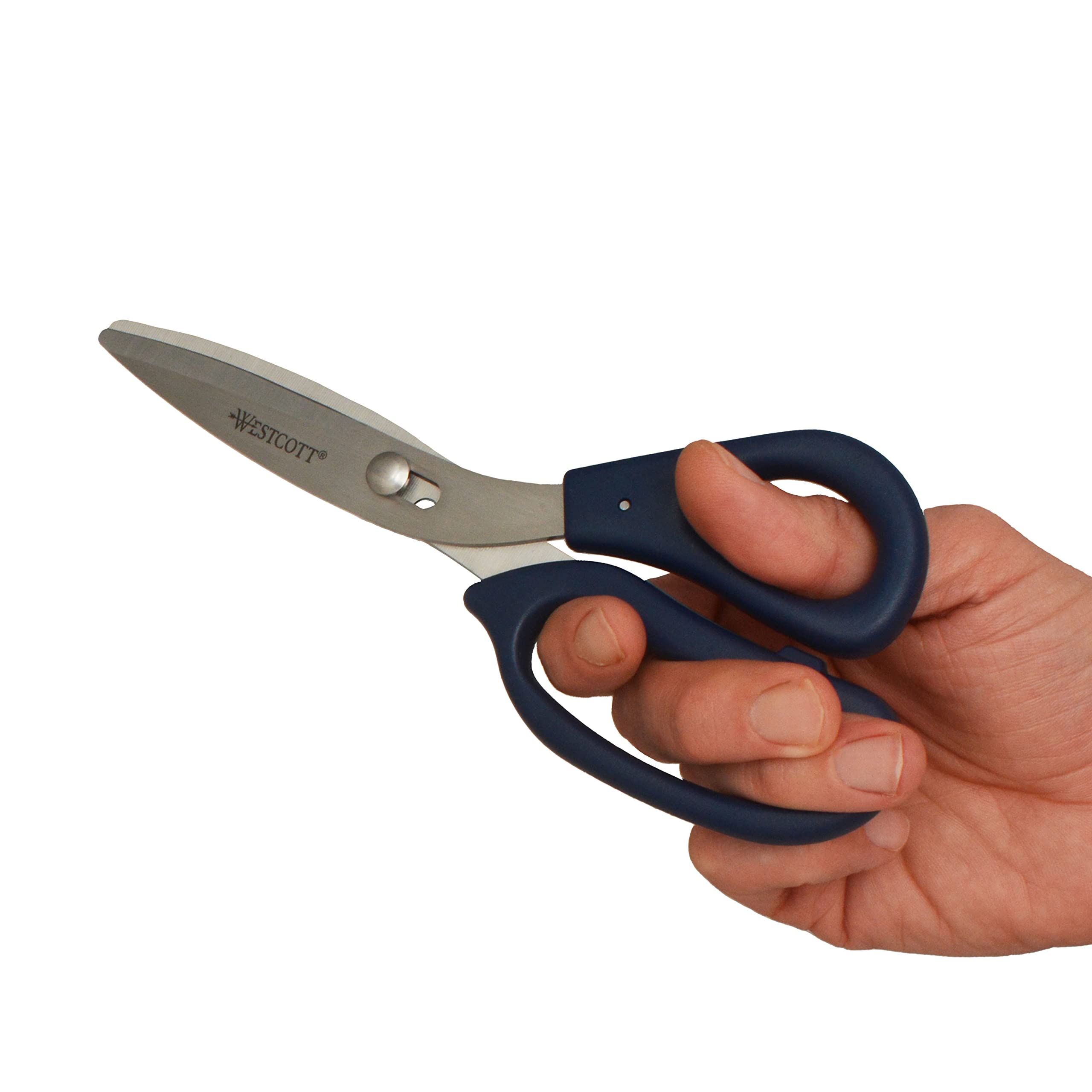 Westcott 8" Power Pivot Stainless Steel Hard Handle High-Leverage Crafting and Fabric Scissors - Image 8