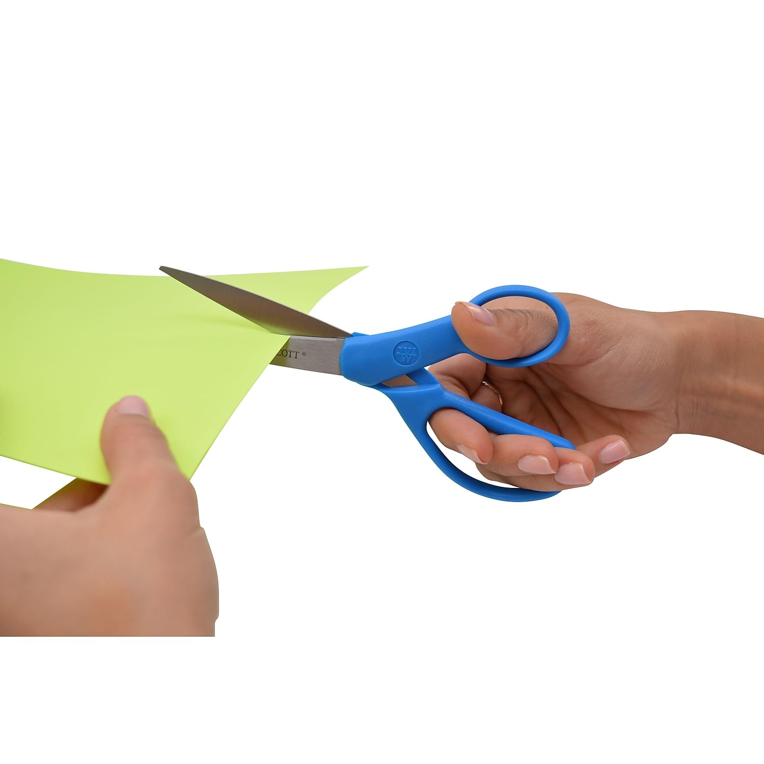 Westcott All Purpose Preferred Stainless Steel Scissors, 7", Blue, Single, Model: 43217 - Image 3