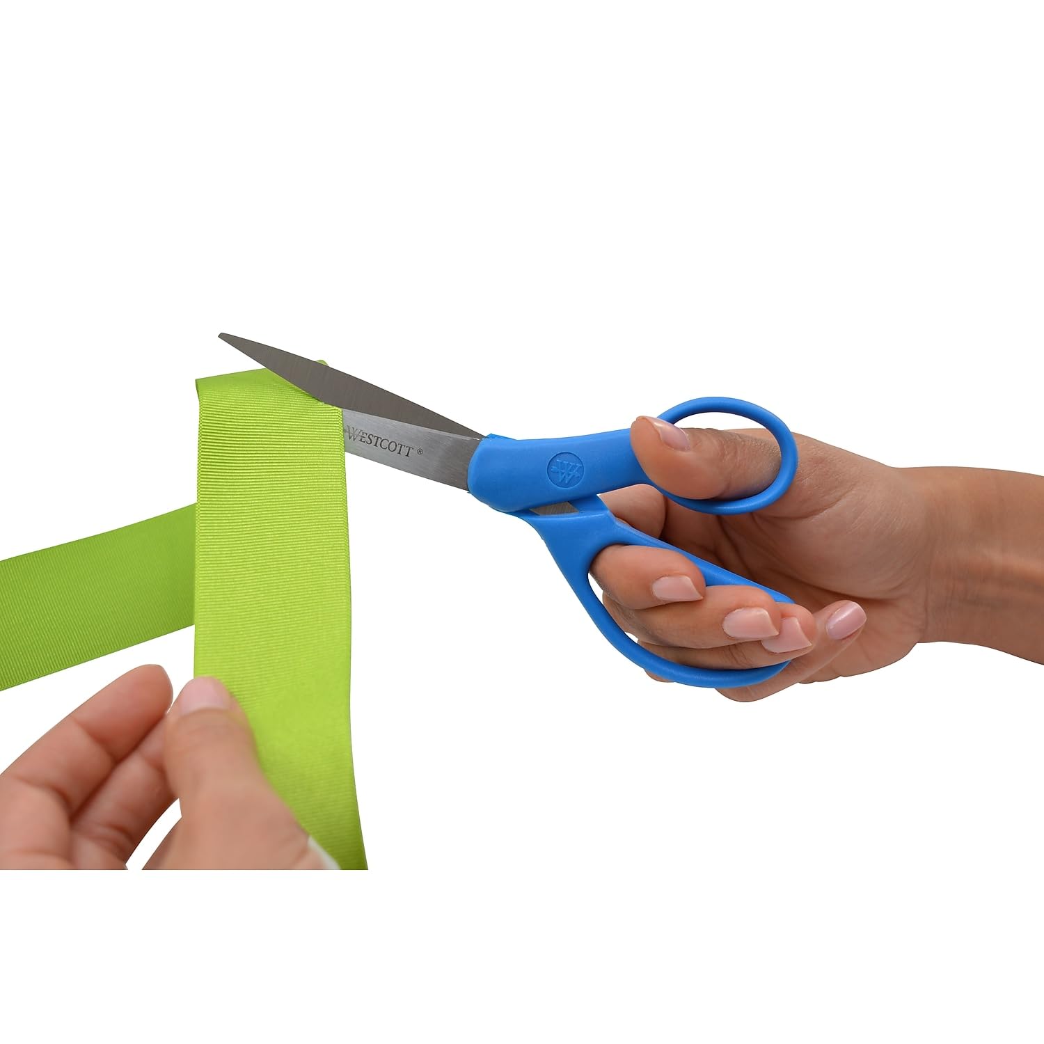 Westcott All Purpose Preferred Stainless Steel Scissors, 7", Blue, Single, Model: 43217 - Image 4