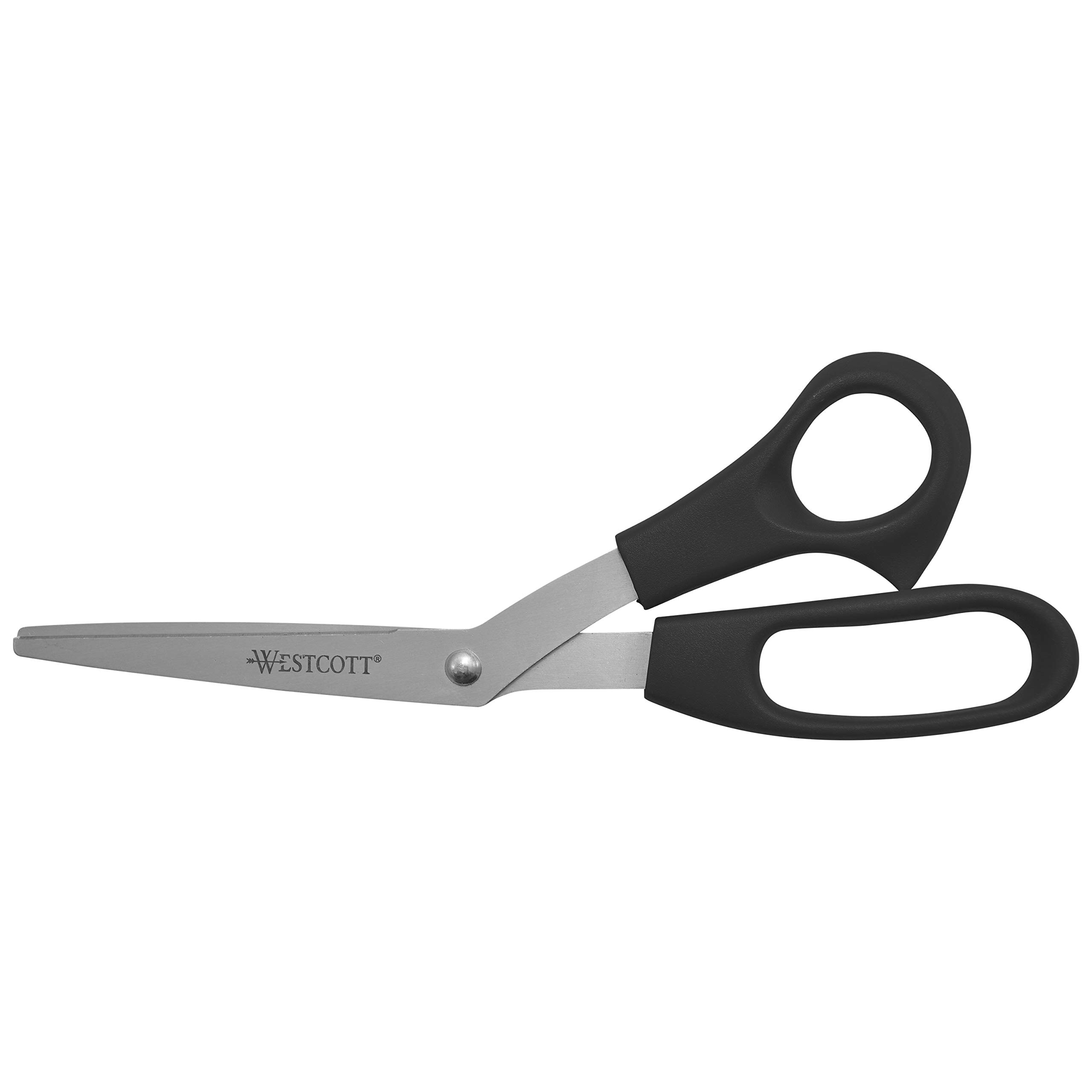 Westcott All Purpose Value Scissors, 8" Bent, Pack of 3, Black (13402) - Image 3