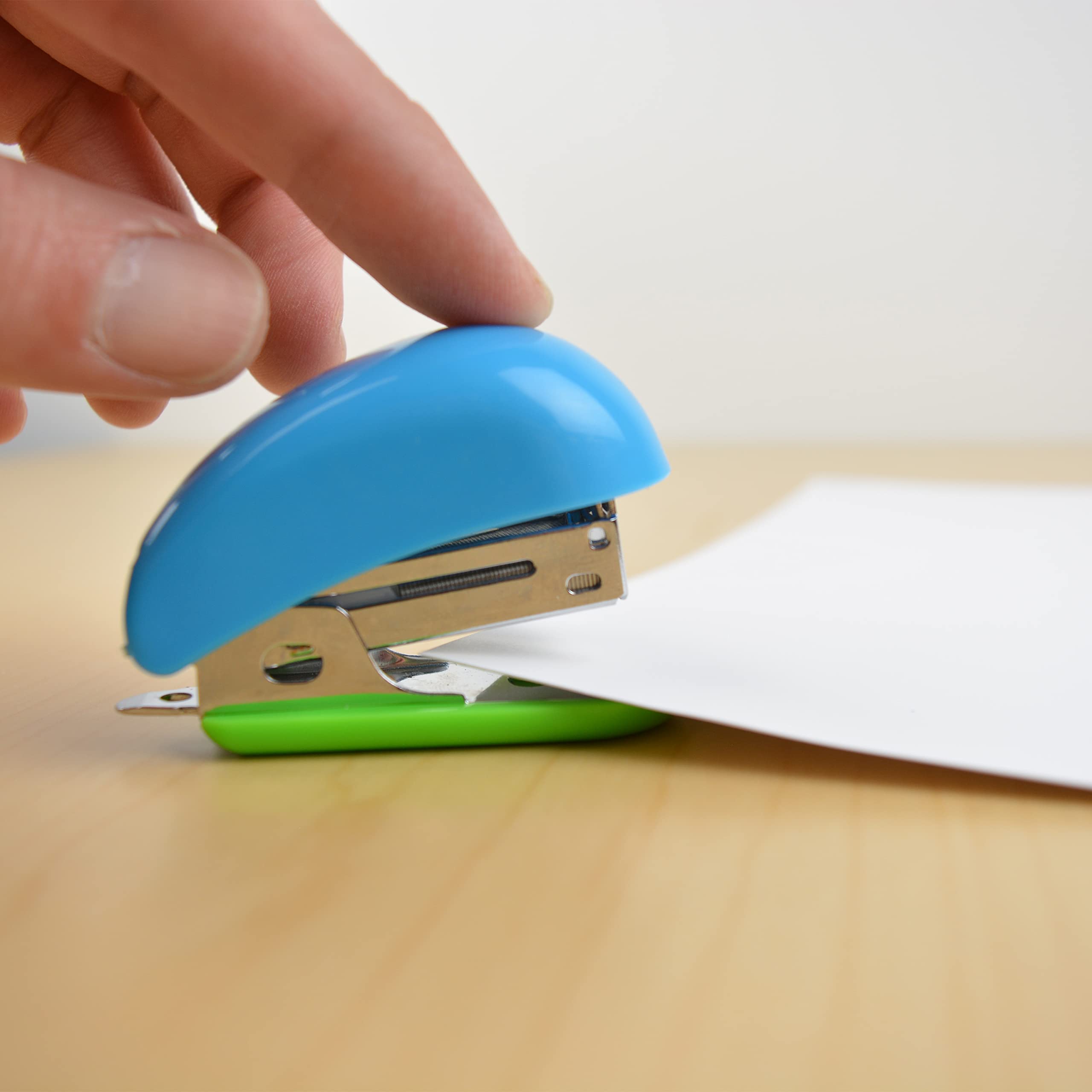 Westcott Assorted Colors Stapler with 200 Staples, Mini - Image 10