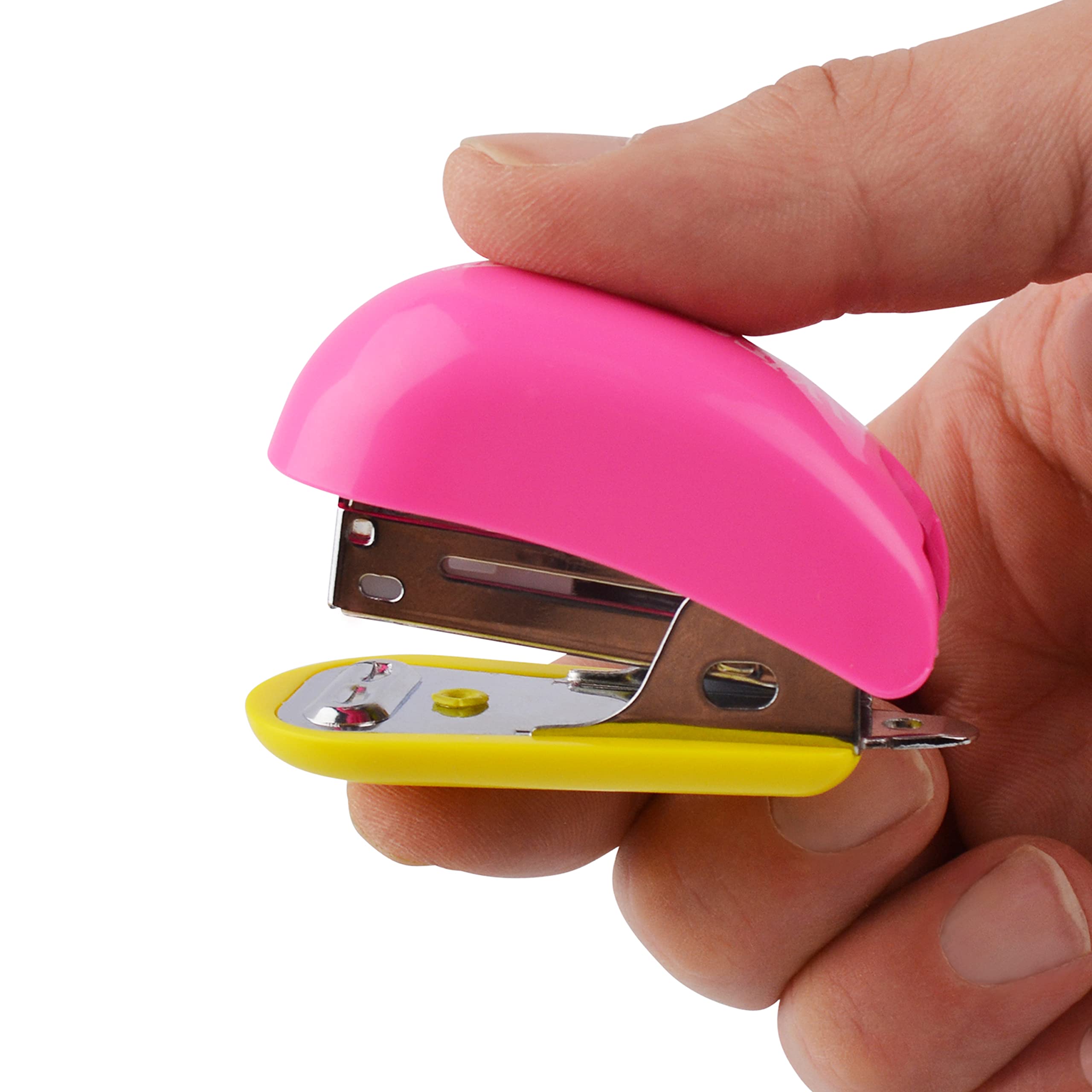 Westcott Assorted Colors Stapler with 200 Staples, Mini - Image 9