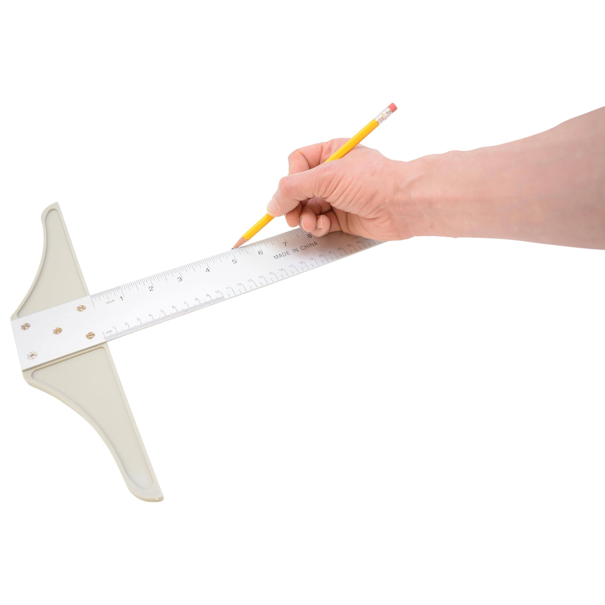 Westcott Graduated T-Square, Aluminum, Drafting, Back-to-School, School Supplies, Classroom Supplies, 24-Inch - Image 3