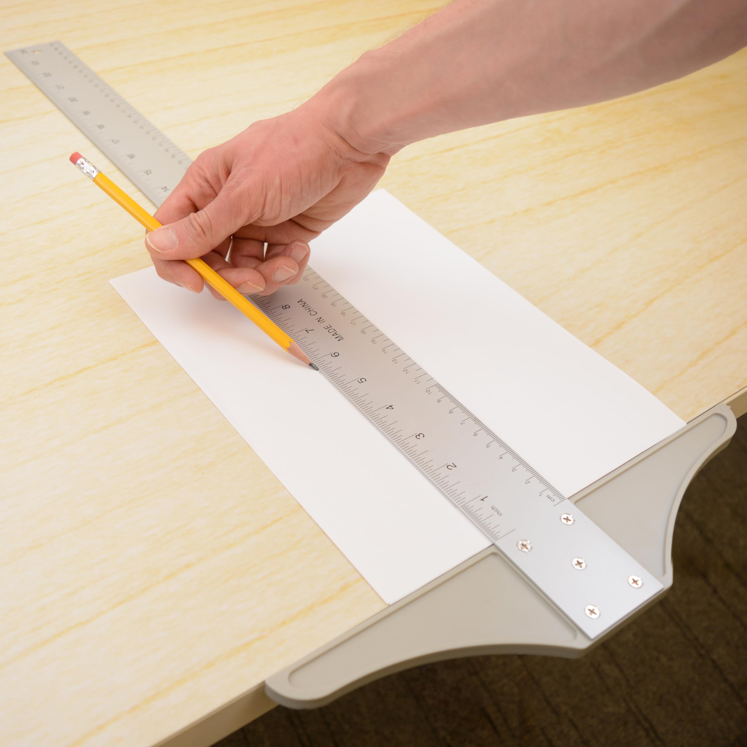 Westcott Graduated T-Square, Aluminum, Drafting, Back-to-School, School Supplies, Classroom Supplies, 24-Inch - Image 5