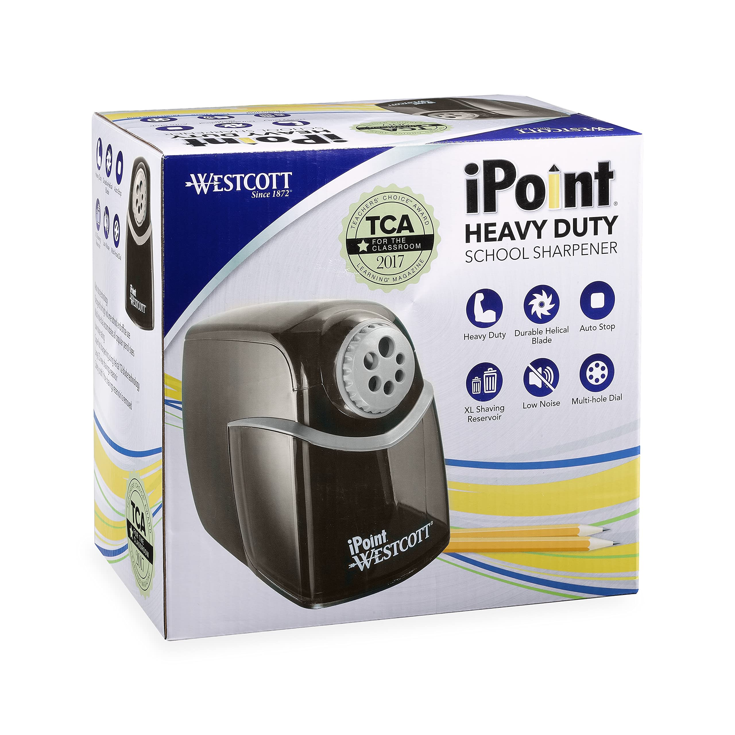 Westcott iPoint Heavy Duty Electric Pencil Sharpener for Home, School, and Office - Image 5