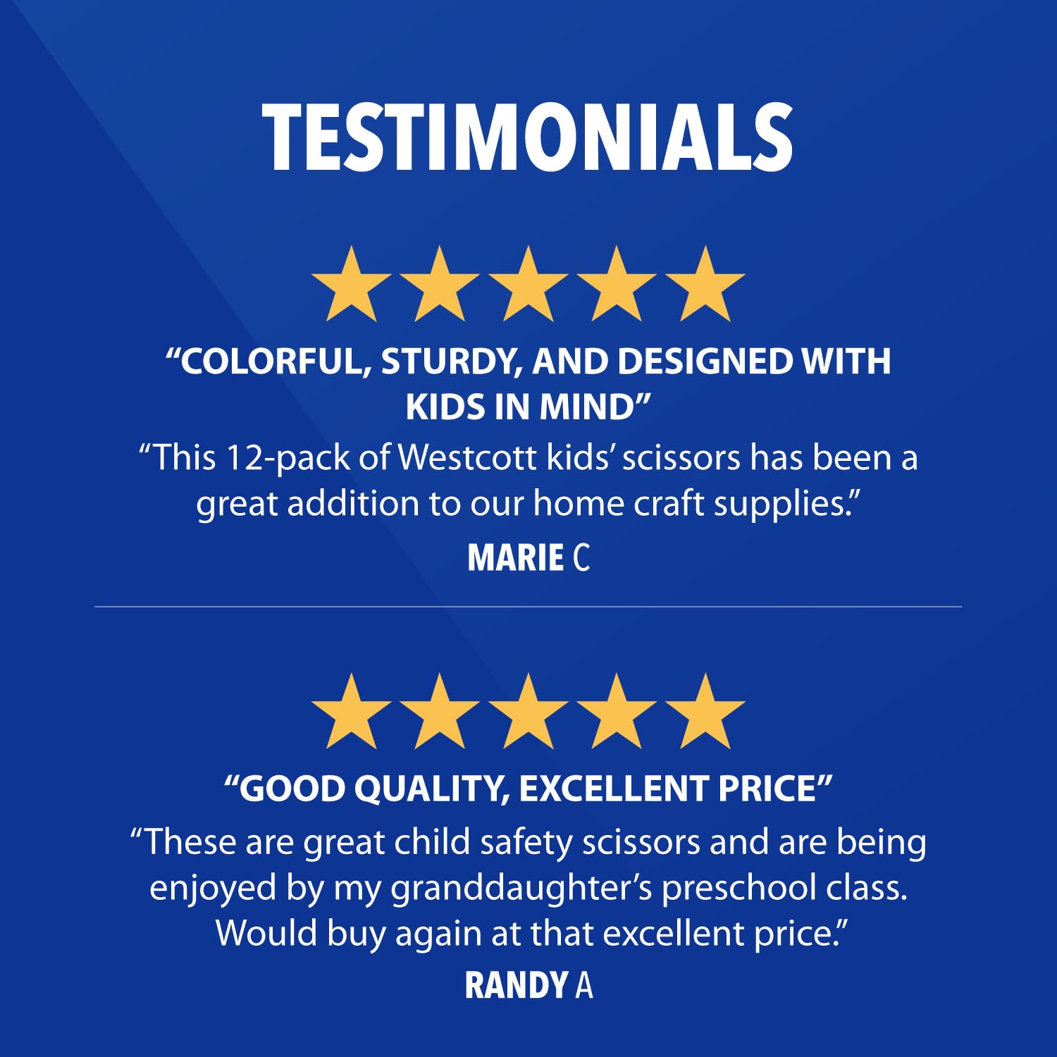 Westcott School Left and Right Handed Kids Scissors, 5" Blunt, Pack of 12, Assorted - Image 6