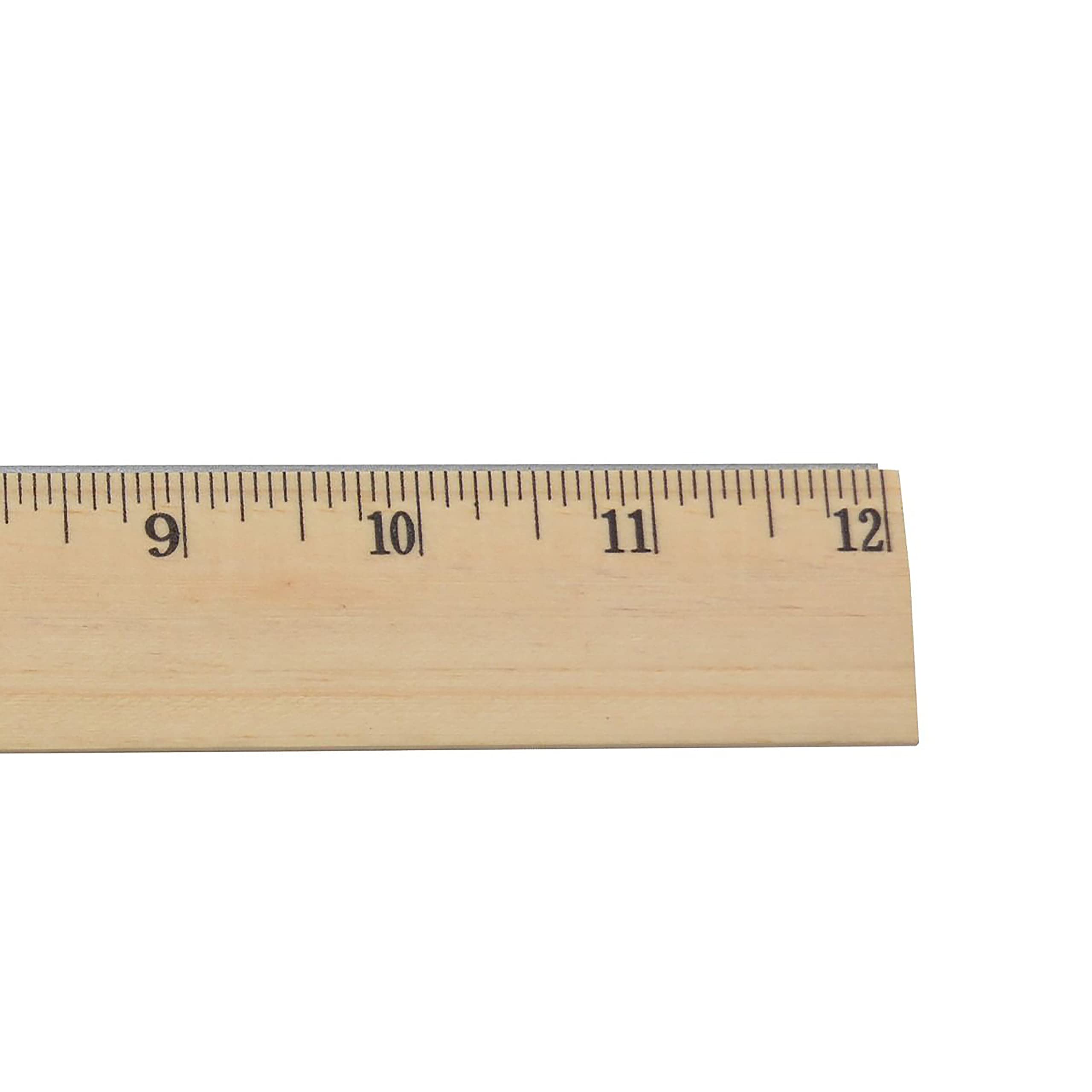 Westcott Wood Ruler with Single Metal Edge, Back-to-School, School Supplies, Classroom Supplies, 12-Inch - Image 5